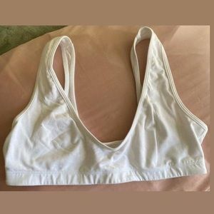 Aerie white sports bra